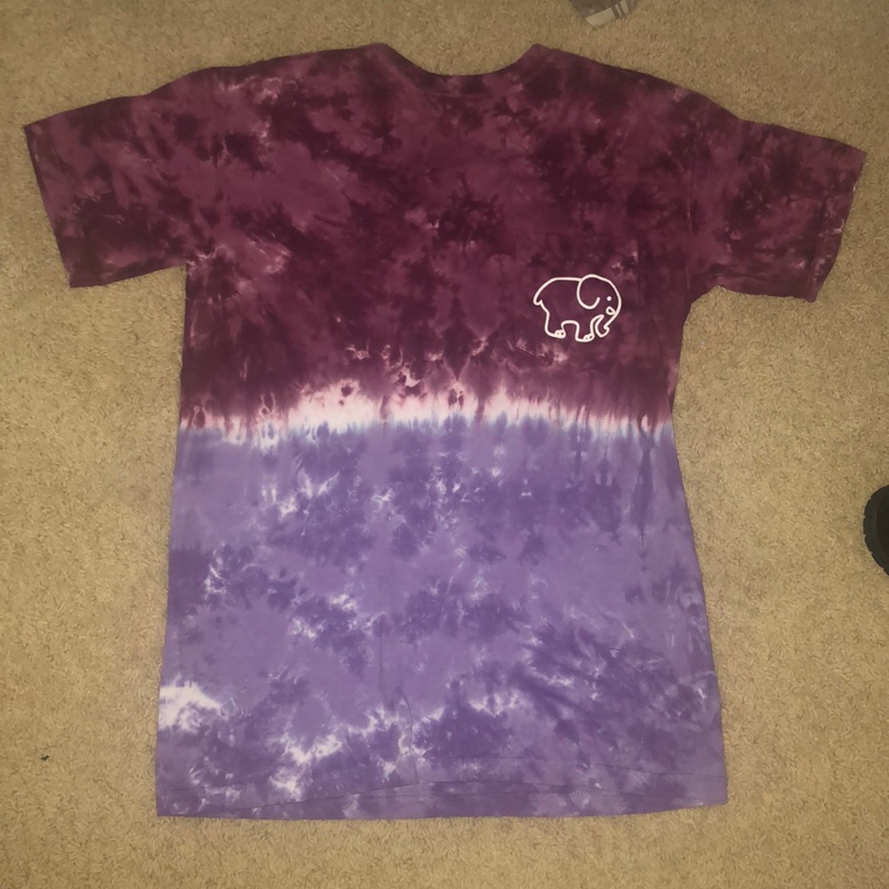 Ivory ella tie dye ombré t shirt
